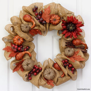 Burlap Wreaths 101: Tutorial + Everything to Know